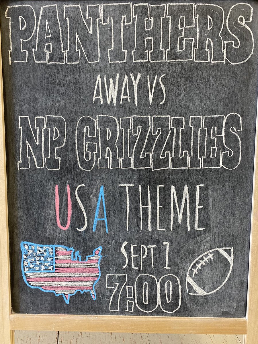 We will be at North Point this Friday for the football game. Come join us and watch former Panther 💚💛Kyla B.🧡💙 cheer for the Grizzlies while we cheer on our FZN Panthers.