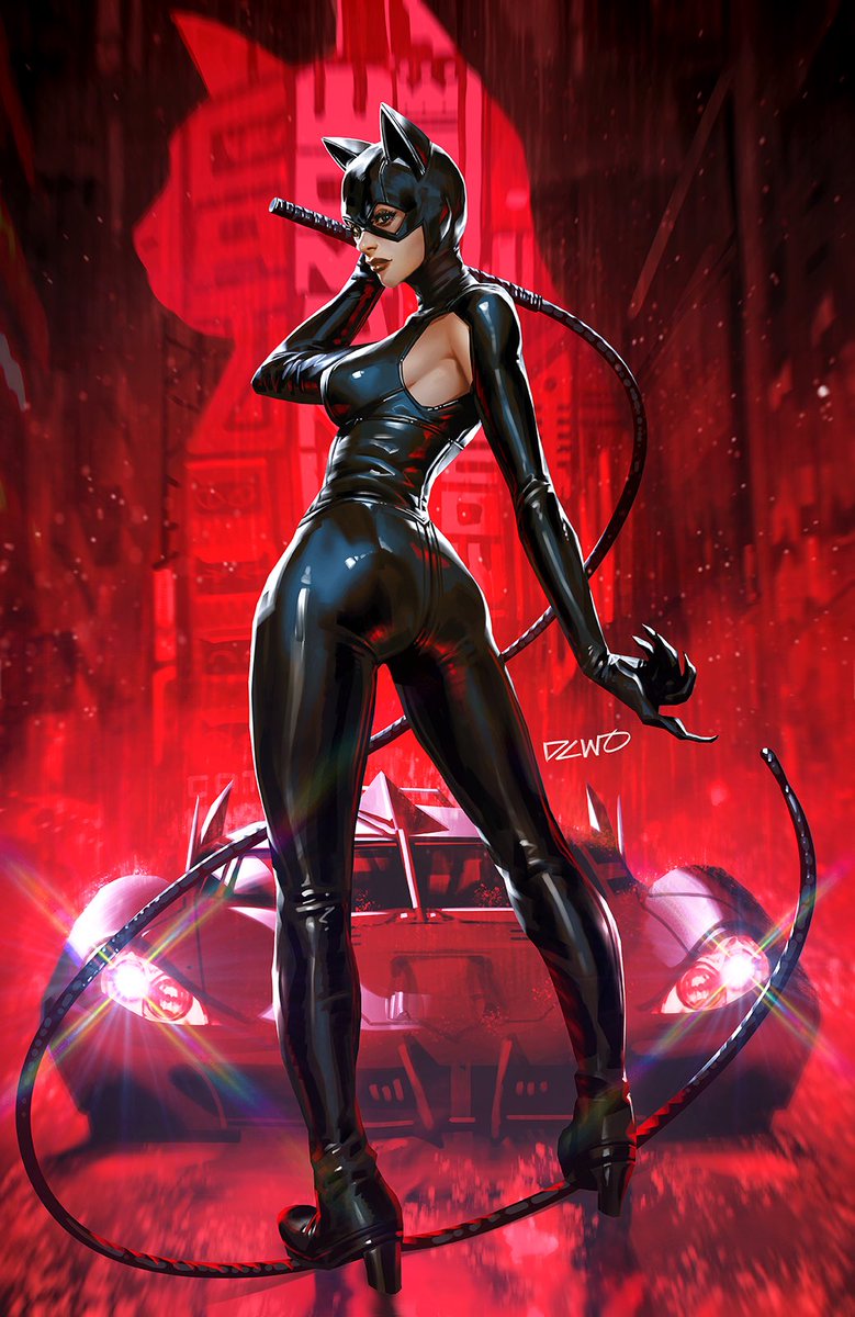 I think this is my first solo #catwoman cover haha and it’s done for The Comic Corner Store 🙂 if anyone’s interested in picking up this please check their page out for more details. Thanks! 😆 #dccomics #batman