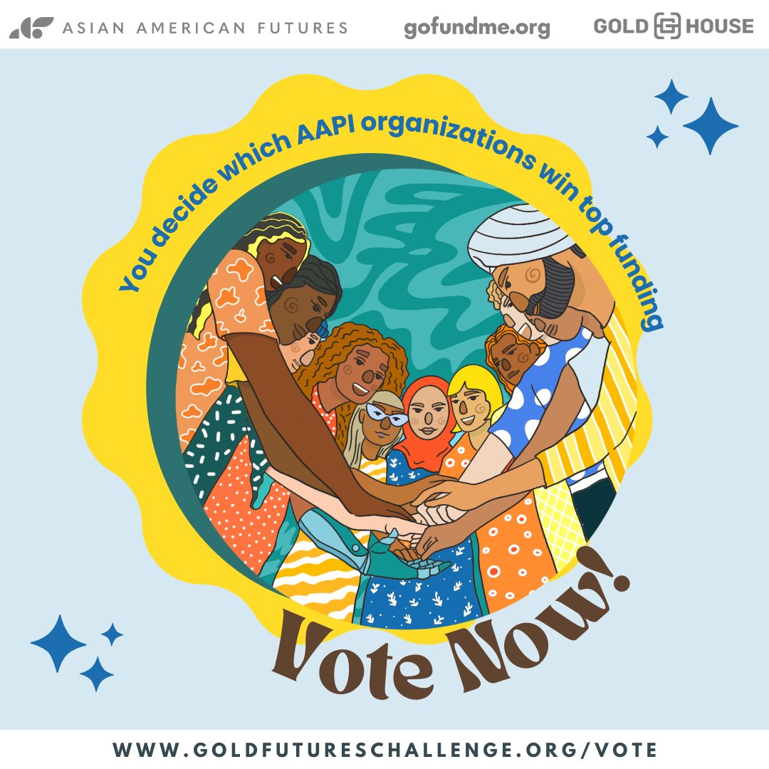 📣#GoldFuturesChallenge Voting is now OPEN! 

📣Your vote will decide which of our ten #AAPI finalists receive top funding. Learn more about each GFC finalist and stay up-to-date on voting by following @GoldFuturesChallenge. Voting closes 9/26.