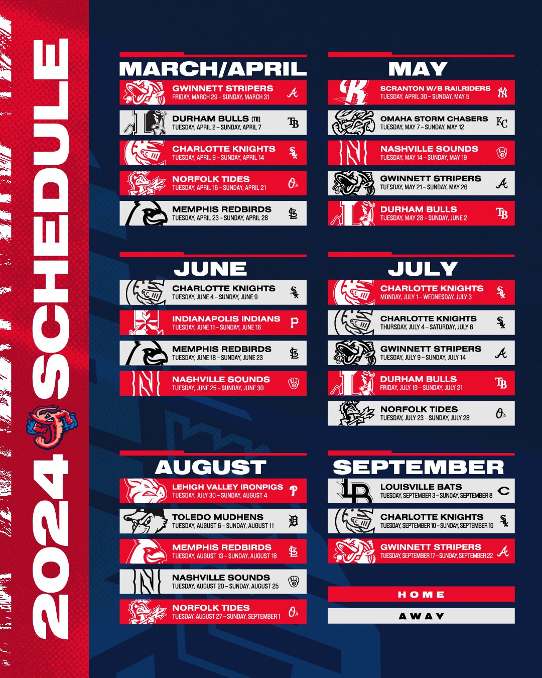 Jacksonville Jumbo Shrimp Schedule 2025 Year Aviva Caritta