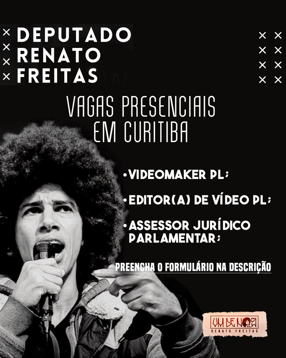 Quer somar na nossa luta? Preencha o formulário e faça parte da nossa equipe: forms.gle/rgNm2NhMQGnBYQ…