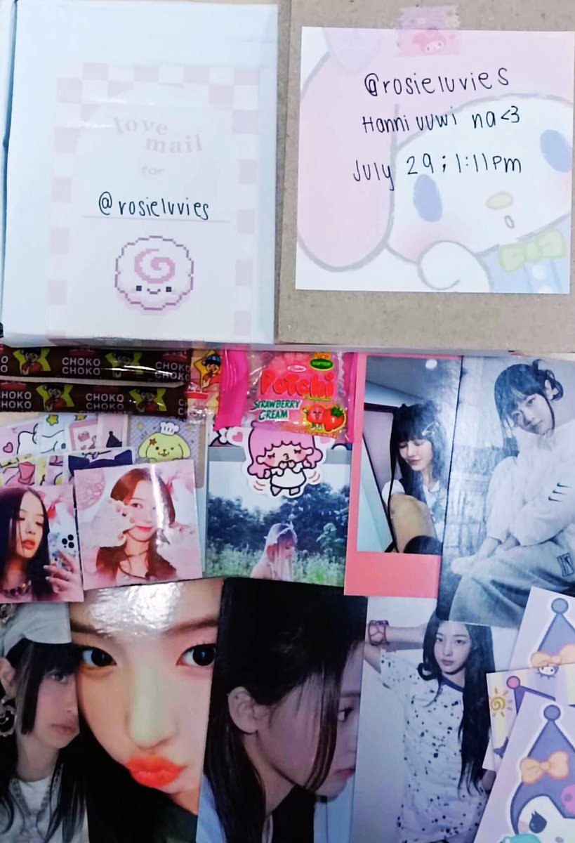 rosieluvies's tweet photo. ୨ 💌: #odwimails . #fyluvs ୧
— hanni bb finally came home﹗
thank you so much for packing her safely & sa hassle-free transaction, tysm din sa napakaraming freebies huhu. to more budol with u bestiee @fyenilvr :) ‹𝟹 https://t.co/ioCFVmO1hf