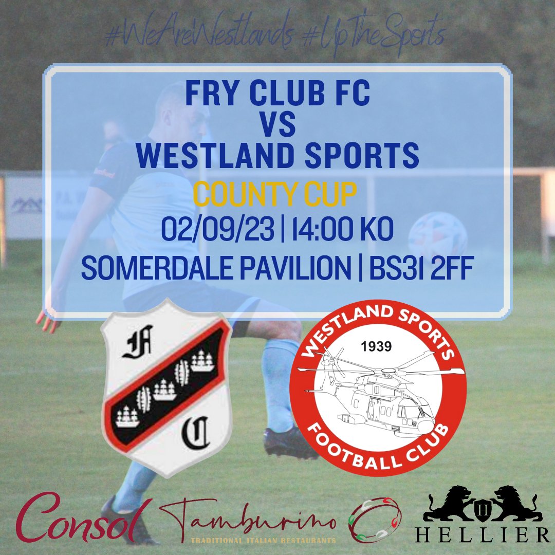 Westland_Sports's tweet photo. County cup action next as we travel to @FrysFC ⚽

#WeAreWestlands🚁
#UpTheSports https://t.co/BGXNvL3I0Z