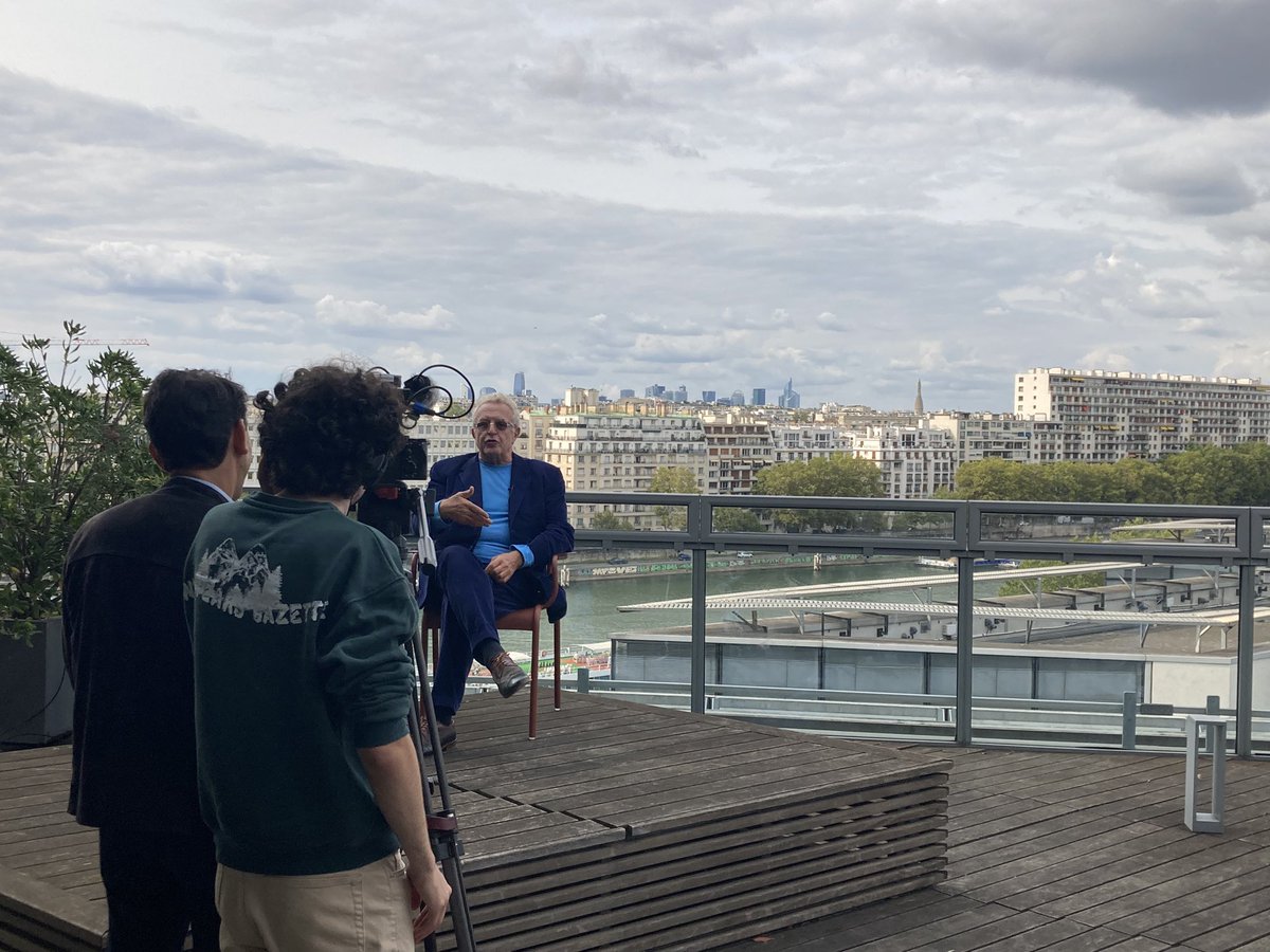 Val07's tweet photo. La rentrée culturelle se prépare avec @MichelField . À retrouver bientôt Culturebox l émission, Beau Geste, les olympiades culturelles, du théâtre … https://t.co/5WpbjfmM5v
