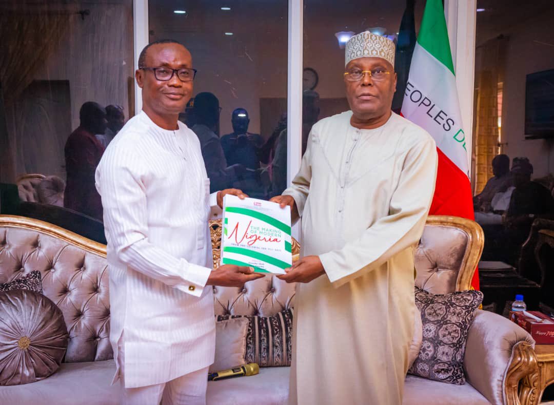 This afternoon, I received the Managing Director and Editor-in-Chief of the Sun Newspaper, Mr. Onuoha Ukeh, alongside his team in my residence in Abuja. They had come to present me a book titled: The Making of Modern Nigeria, which I’m privileged to have penned its foreword. I