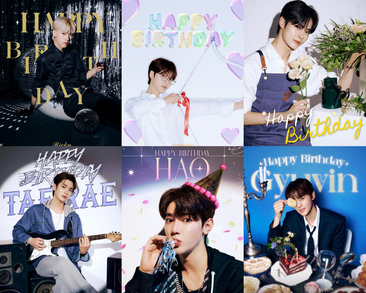 taeraezero's tweet photo. all the birthday photoshoots are so pretty, can't wait for jiwoong, gunwook and yujin theme! 🥹 https://t.co/wW12435lZt