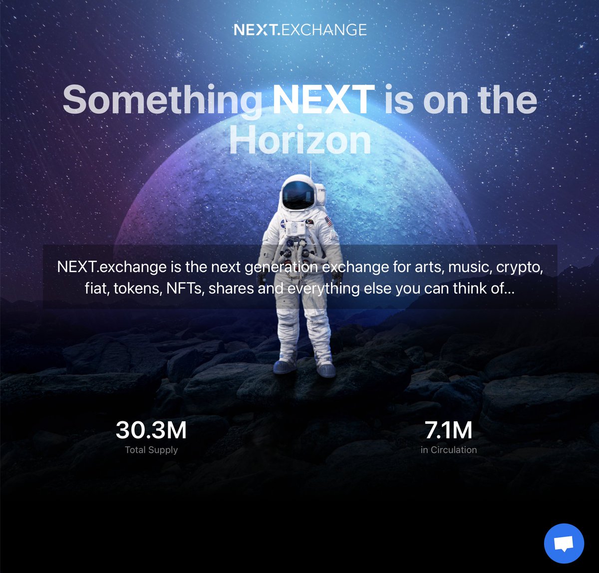 NEXT.exchange $NEXT (@nextexchange) on Twitter photo Whats' NEXT:
- 100% DEX
- Multi chain
- ERC20, ERC721, ERC1404
- Trade on a lightning blockchain
- Mobile / responsive app
- Create and trade assets
- Support all tokens
- Free listing (bye high CEX fees)
#NEXT #DEX #Coinbase #binance #Uniswap Whats' NEXT:
- 100% DEX
- Multi chain
- ERC20, ERC721, ERC1404
- Trade on a lightning blockchain
- Mobile / responsive app
- Create and trade assets
- Support all tokens
- Free listing (bye high CEX fees)
#NEXT #DEX #Coinbase #binance #Uniswap