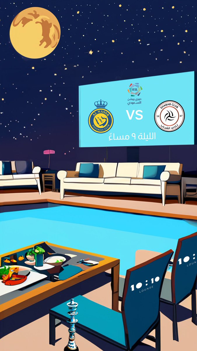 جمهور النصر والشباب 💛🤍 تابعوا معنا مباراة الليلة في ١٠:١٠ لاونج

الحجز عن طريق تطبيق ماي تيبل 

#النصر_الشباب #الرياض #حي_السفارات #1010lounge