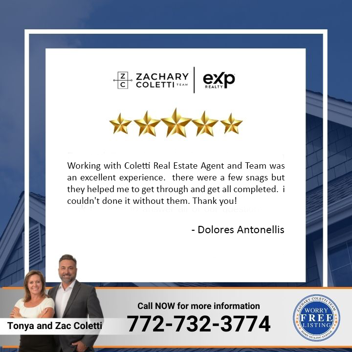 Want to sell your home fast and for top dollar?

Take advantage of our Worry-Free Listing:

- Flexible Commission Plans
- Sell it yourself while listed and pay nothing
- Cancel Any Time with NO FEES

☎️ Call us Today at 772-732-3774!

#TuesdayTestimonial #HappyClient