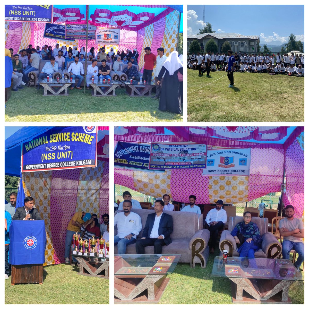 GDC Kulgam Sports Extravaganza a grand success!
Students participated in a variety of sports, including javelin, shot put, discus, and cricket. The event was a celebration of determination, camaraderie, and sportsmanship. #GDCkulgam #SportsExtravaganza #NationalSportsDay