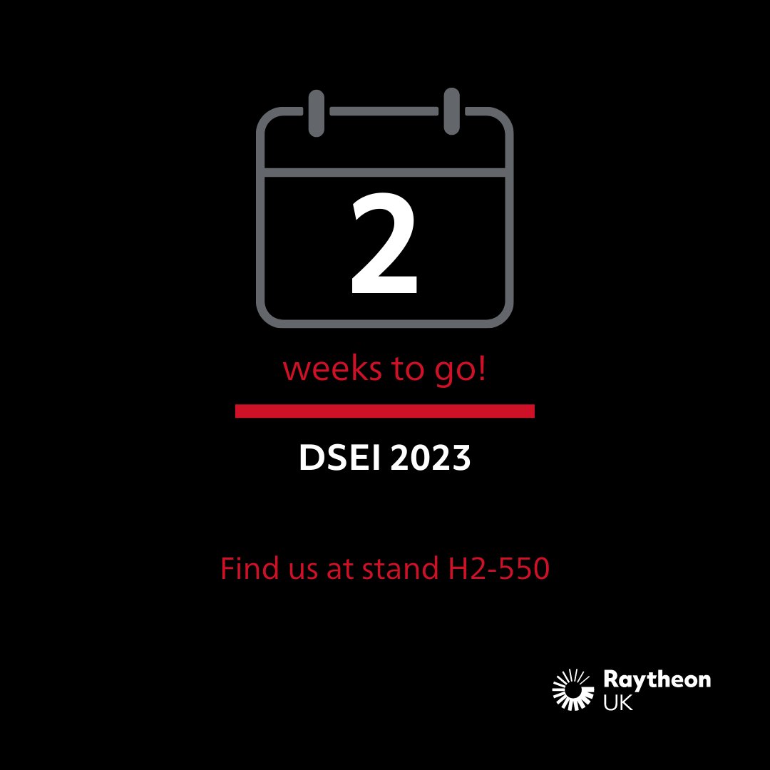 We’re prepped and ready to network with our industry peers, consortium partners and @CollinsAero colleagues at @DSEI_event next month #DSEI23