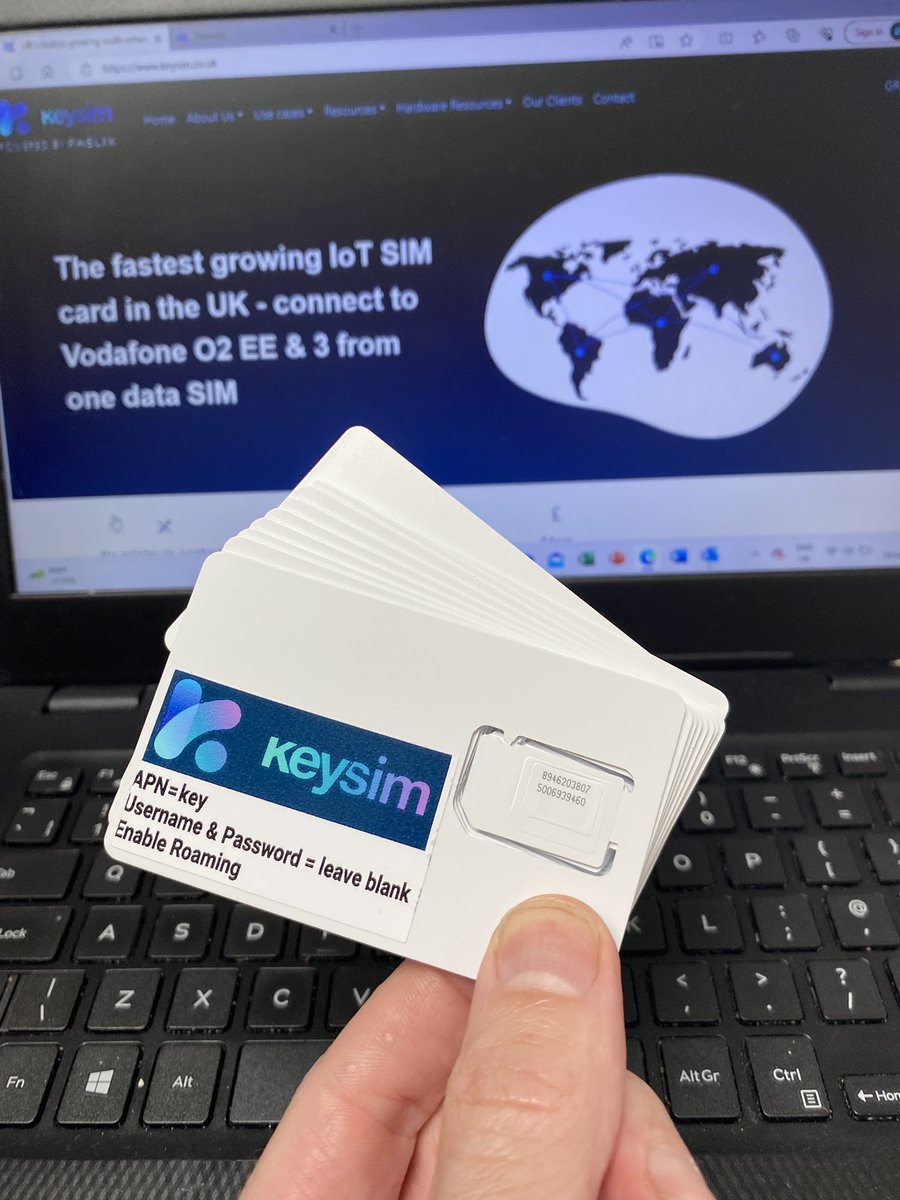 10 x IoT SIM cards for a new client