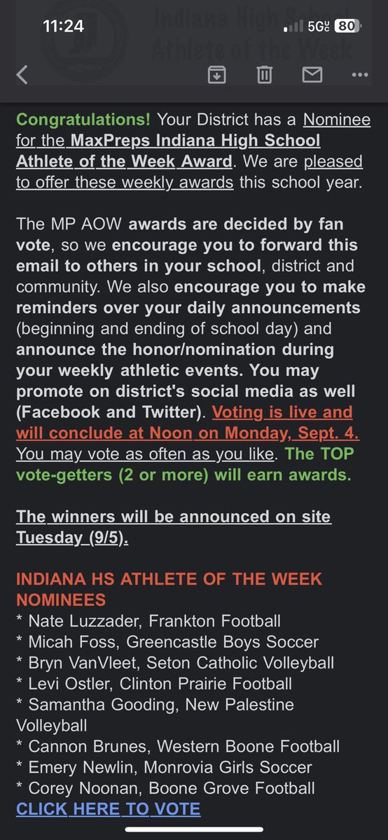 GopherAD's tweet photo. Vote for Levi for Max Preps player of the week:
https://t.co/IIV5An1cGH https://t.co/ZP2M3zVS6t