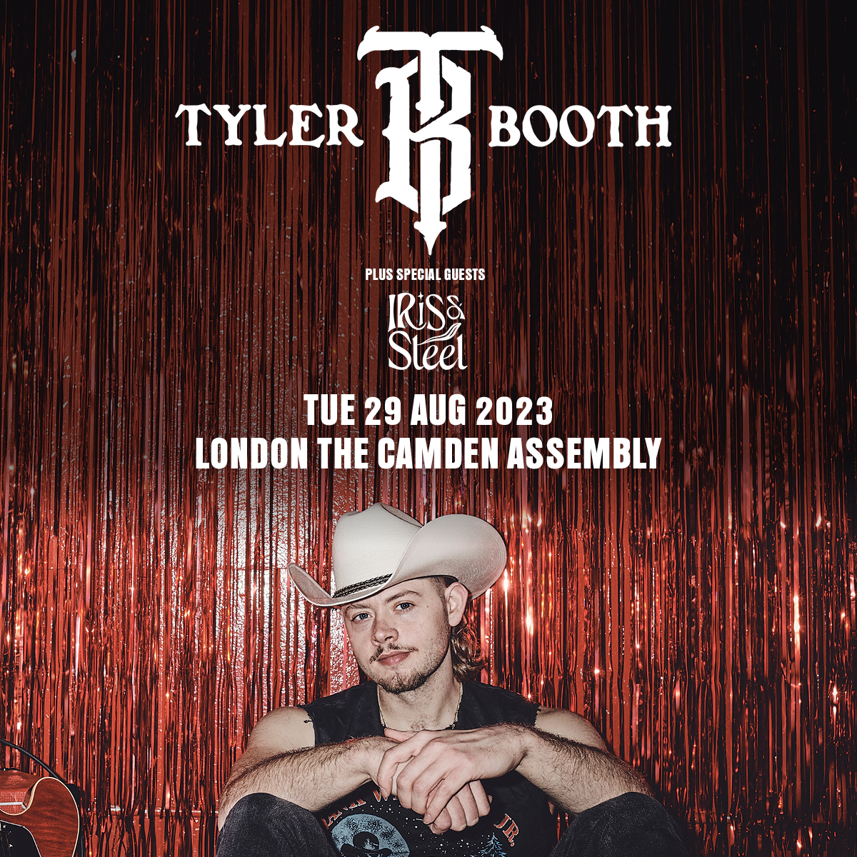 Tonight! American country music singer-songwriter @tylerbooth88142 Joins us at Camden Assembly! Get those advance tickets on the link. 🎟️ Tickets: bit.ly/3Z2wxbR