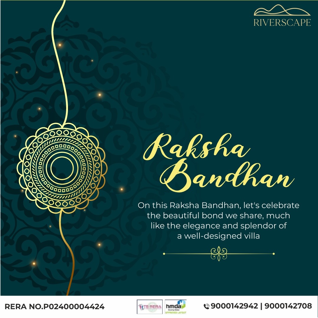 On this joyous occasion of Raksha Bandhan, we celebrate the bond of protection and love – just like the security and warmth a home provides! 

#RakshaBandhan #SiblingLove #RealEstateFamily #HomeSweetHome #BondOfProtection #CherishTheMoments #Togetherness #FamilyFirst