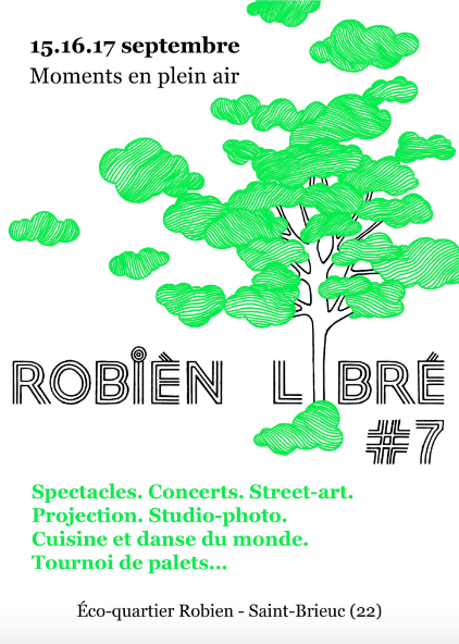 DrGomi's tweet photo. #StBrieuc Festival gratuit 15 au 17/09 #Robien https://t.co/Hbtok2gHQR