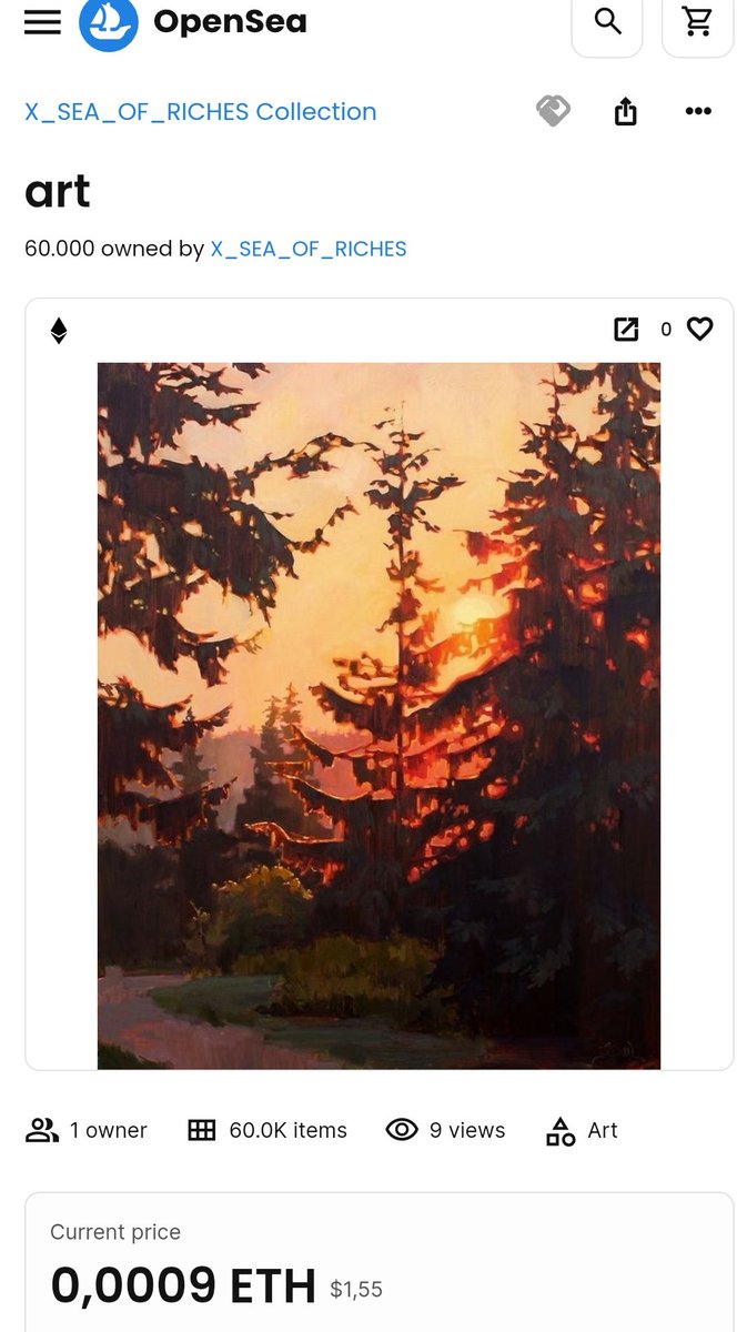 opensea.io/assets/ethereu…

Drop your $ETH wallets and I'll send $25000📩

Just RT &amp; Follow me ♥️
#nft #NFTCollection #NFTDROPS #NFTartists 
#nftcollectors #NFTGiveaway #nftart #nftcalendar