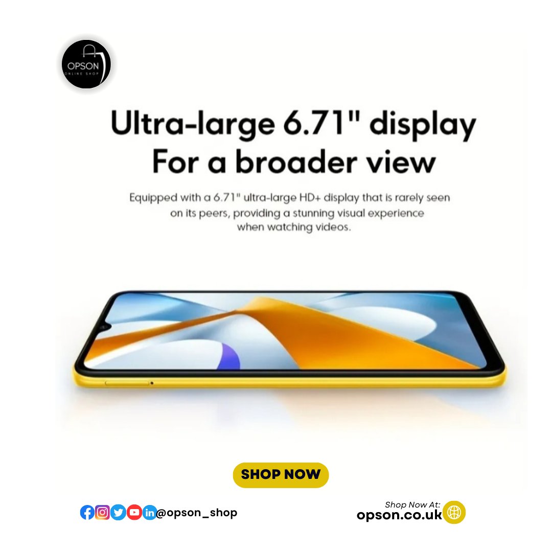 opson_shop's tweet photo. POCO C40 MIUI 13 Smartphone for Sale.
Supports Expandable Storage Up To 1TB Octa-core CPU. it comes with 6000mAh Battery 18W Fast Charging &amp; more...Don't miss out!!!
#opson #opson_shop #opsonshop #poco #pocophone #pococ40 #xiaomi #xiaomipoco #phonedeals #cheaphones #miui14 https://t.co/T6l52XznFv