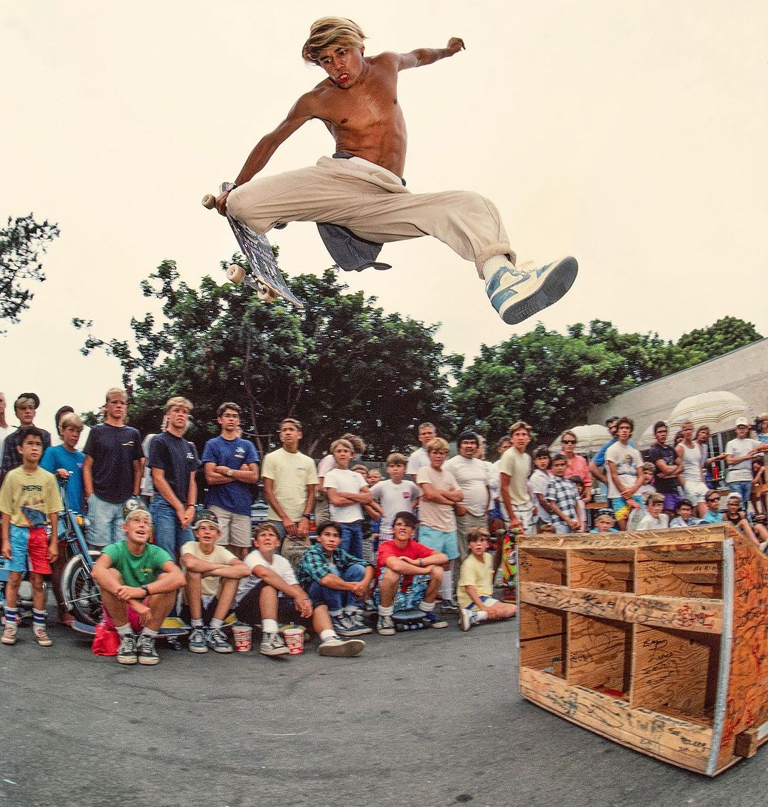 Unpublished @stevecaballero gem, July 1986. 📸 @jgrantbrittain jgrantbrittainphotos.com