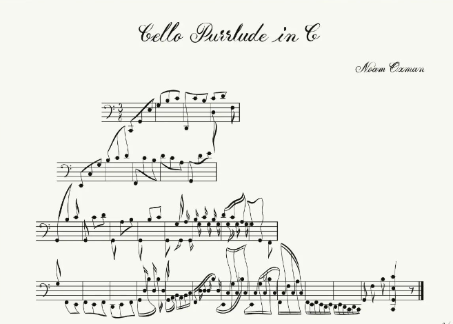 30millionsdamis's tweet photo. Quand les animaux jouent leur petite musique ! Le compositeur @NoamOxman crée des "Sympawnies" : des partitions à partir d’un… portrait d’animal. Une prouesse esthétique et musicale 🎼 👇 https://t.co/cJXknqxivD https://t.co/tQLqR7yL4S