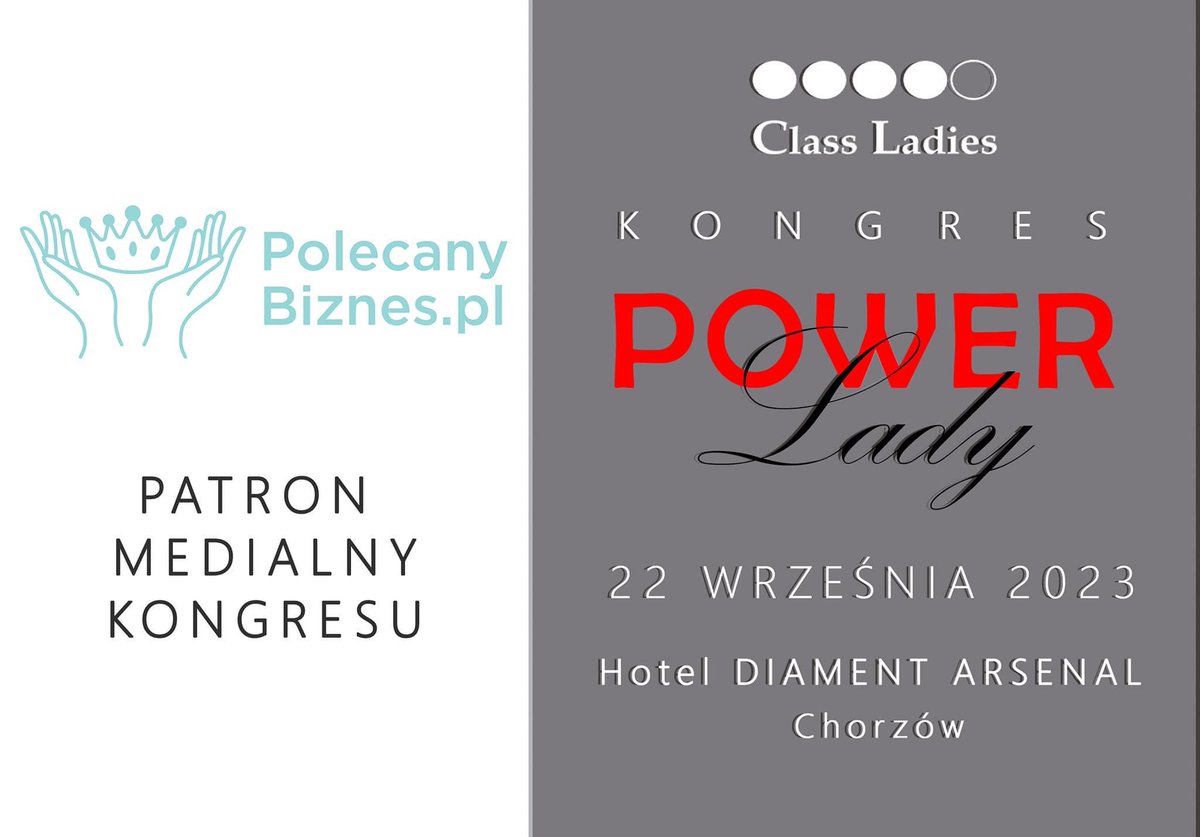 ClassLadiesNGO's tweet photo. Ladies❤️
Przedstawiamy Partnera medialnego Kongresu #powerlady 
🔹https://t.co/iEeTgPM9eS🔹

Portal prezentuje najnowsze informacje biznesowe, trendy ze świata biznesu, wydarzenia biznesowe oraz informacje istotne dla przedsiębiorców. 

Zobaczymy się z nim na Kongresie
👏💃🏽🔥 https://t.co/shMZMpIlW3