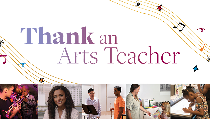 TKCOfficial's tweet photo. This back-to-school season, the Kennedy Center is celebrating arts educators nationwide in partnership with @AMCTheatres and #ArianaDeBose. https://t.co/AdLyA2G0oS
