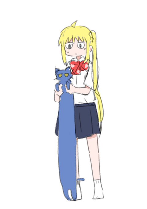 「blonde hair blue skirt」 illustration images(Latest)｜21pages