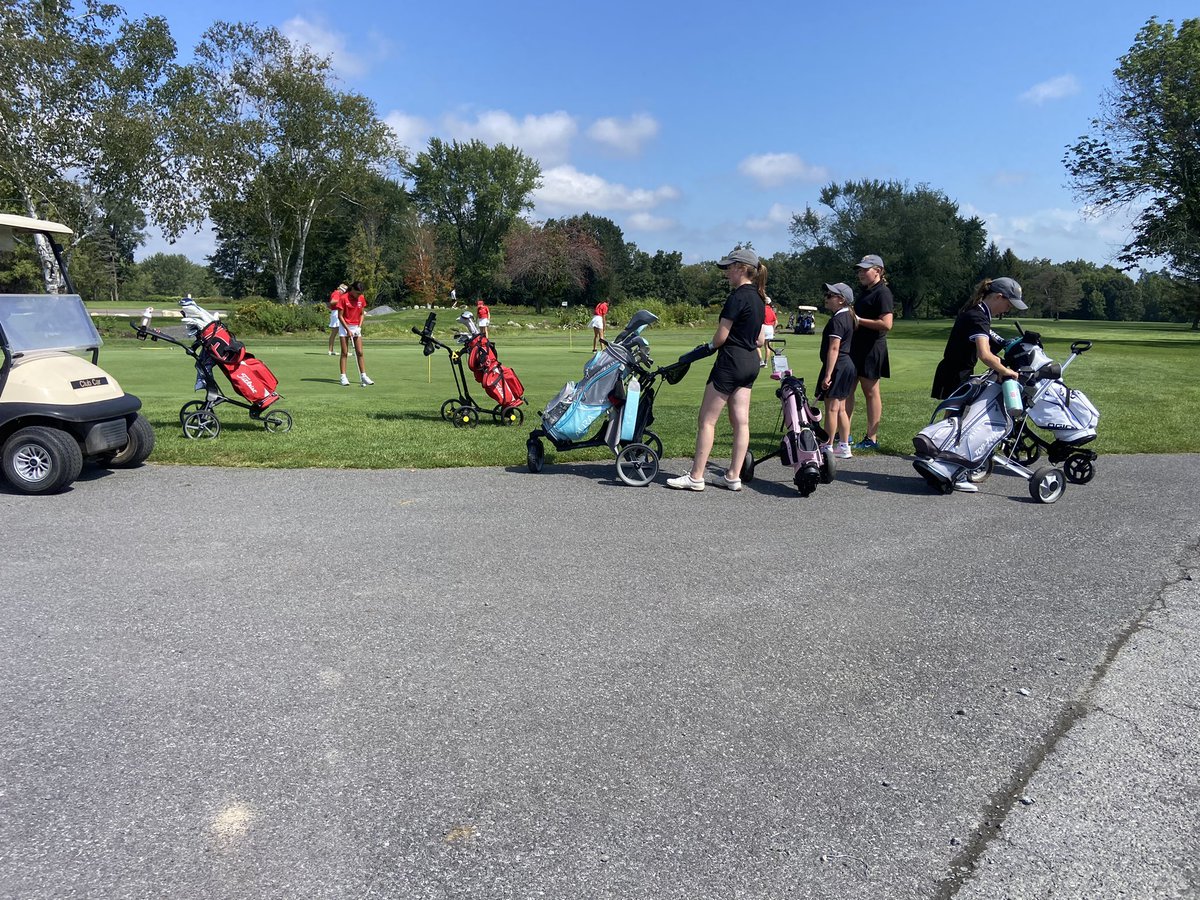 It’s the first-ever match for the BKW girls golf team this afternoon as they take on Guilderland at Western Turnpike Golf Course. @theAEnews @TheTG3 @GoDutchAthletix @GlandVGirlsGolf