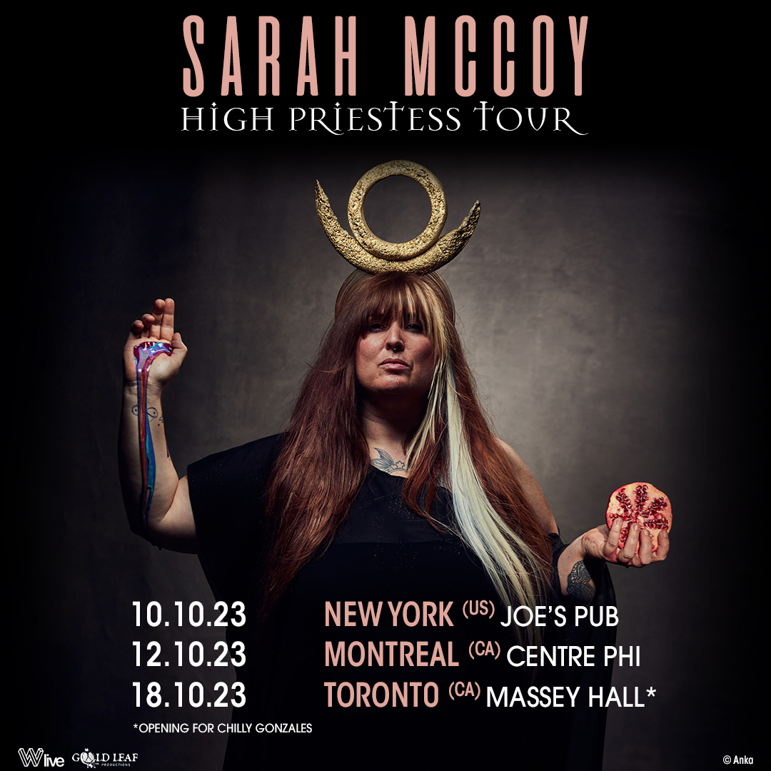 Hey CANADA! 🇨🇦 My new album 'High Priestess' is finally available to you and It's about time!! lnk.to/HighPriestessA… NEW YORK CITY @JoesPub 🗽MONTREAL @phicentre 🍁TORONTO @masseyhall🍁 I'm coming to play in October!! Tickets: SarahMcCoy.lnk.to/tour