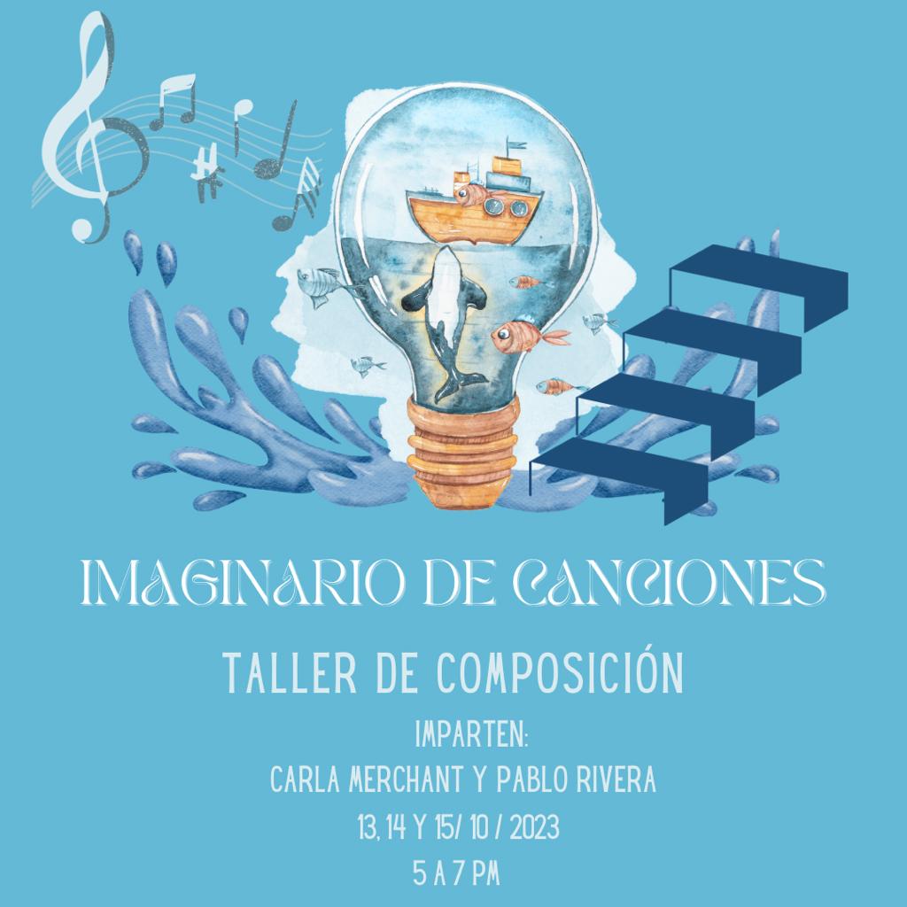 SoyPabloRivera's tweet photo. “Imaginario de canciones”

Taller intensivo de composición de canciones 

13, 14 y 15 OCT

CUPO LIMITADO

¡Nos vemos en clase!

#taller #cdmx #musica #canciones #clases #songwriting #composición #compositora #cantautor #cantautora #soypablorivera #pablorivera

@CarlaMerchant https://t.co/rdNpmVHYHD