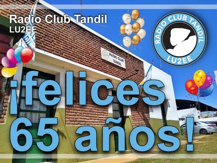 🎈 ¡Cumplimos 65 años! 🎊🎂🎂

lu2ee.org.ar/?p=791

#CumpleañosLU2EE #RadioClubTandil