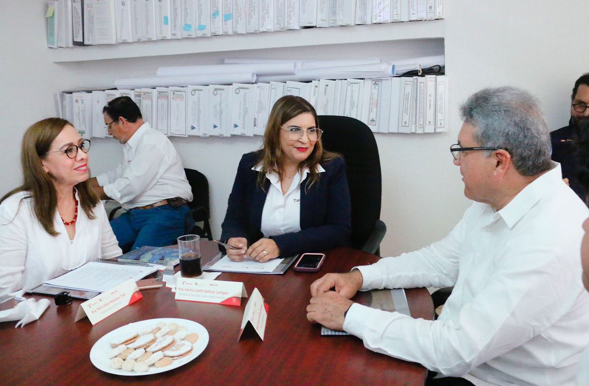 SedumaTam's tweet photo. El Instituto #IMEPLAN presentó resultados positivos en su balance operativo, administrativo y financiero en la zona conurbada #Tampico, #Madero y #Altamira, durante la XCV sesión de la Junta de Gobierno encabezada por la titular de #SEDUMA, Karina Lizeth Saldívar Lartigue. https://t.co/Ulx7EgcuVh