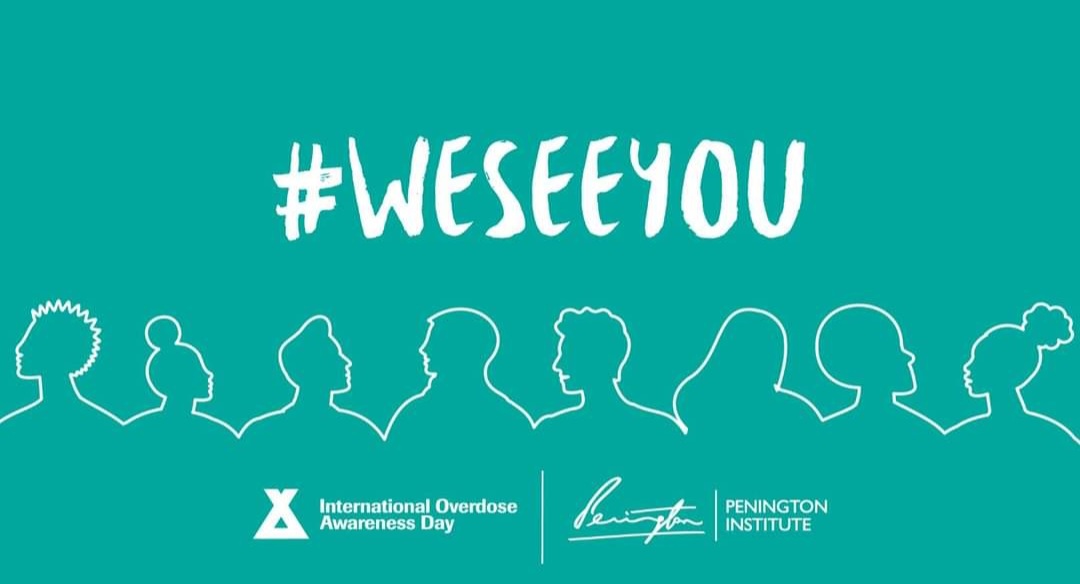 International Overdose Awareness Day - Free Naloxone Training Thursday 31st August 10-12noon and 1-3pm Aberdeen City Vaccination Centre Bon Accord Come along and find out how you could learn to save a life, reduce stigma and discover what local support services are available