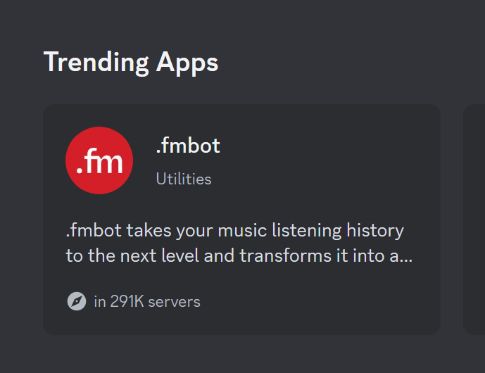 Look, we're featured this time! Thanks @discord for putting us on the frontpage of the App Directory 😎