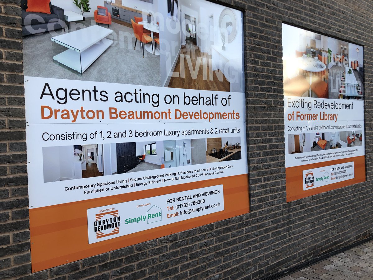 Another one completed 36 1,2&amp;3 bedroom apartments for a client in Newcastle under Lyme #decorating