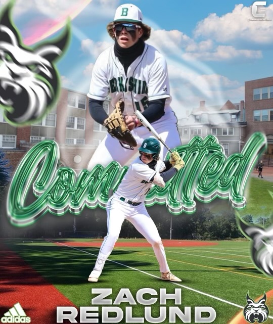 Congrats to Zach Redlund '24 on his commitment to play at Lesley University next spring!