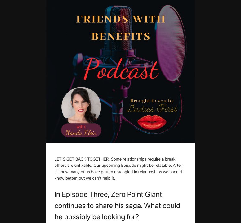 NandaKleinMiami's tweet photo. Get ready to listen to Episode Three and discover what life has stored for this hopeless romantic who believes in meeting people by chance.

I also will share a few of the mistakes I made and what I believe is one of the secrets to a long-lasting marriage. https://t.co/V4EnvFURWU