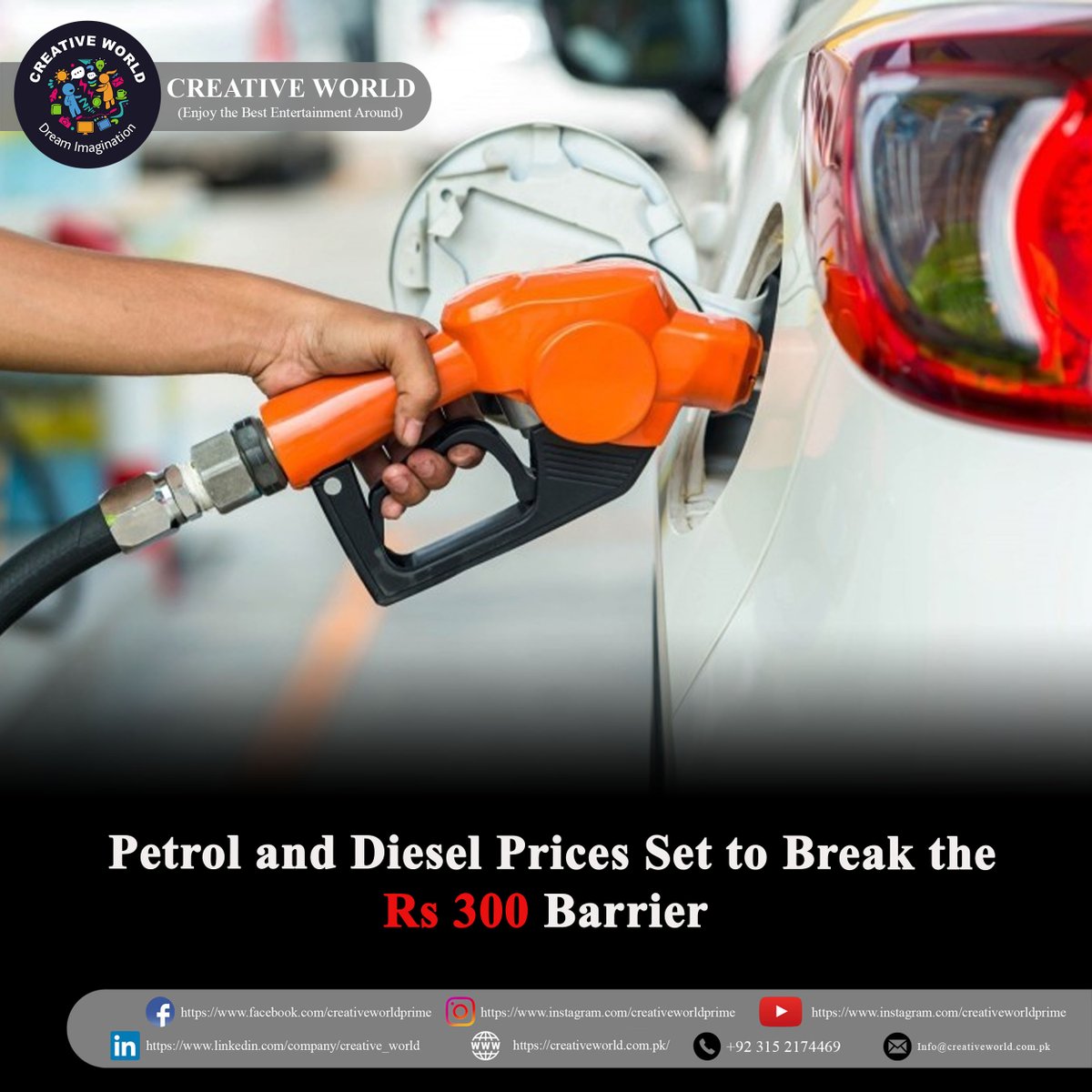 Rising global oil prices and a weaker rupee might lead to higher petroleum prices in Pakistan. 

#viralpost #trendingpost #news #NewsUpdate #postoftheday #OilPriceHike #InflationConcerns #ImranKhan #PetrolDieselPrice #snapchat