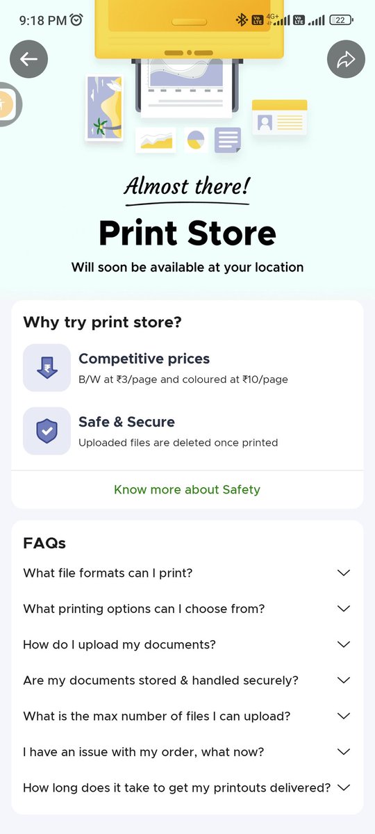 GowthamaSeenu's tweet image. Hello @letsblinkit #printstore is not available in vingnan nagar bangalore,pls add the service ASAP.