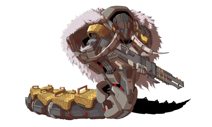 old mecha art 