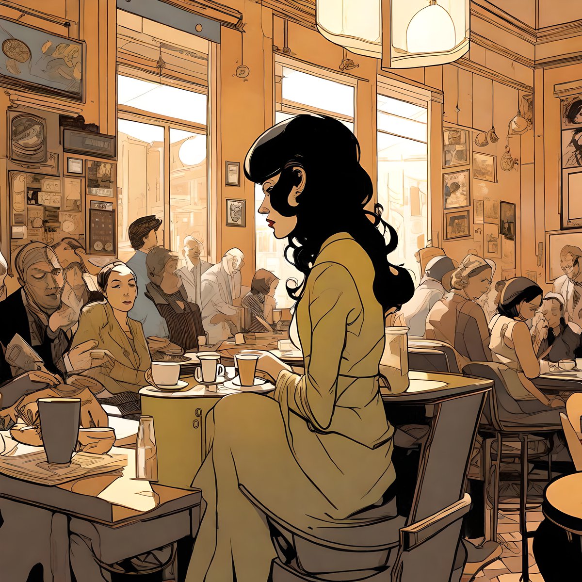 karmapyrin's tweet image. Today's artist: Tomer Hanuka, bluewillow edition
en.wikipedia.org/wiki/Tomer_Han… 
All images by bluewillow.ai 
#AIArtworks #aiartist #aiartcommunity #aiartists #bluewillow #bluewillowai #tomerhanuka