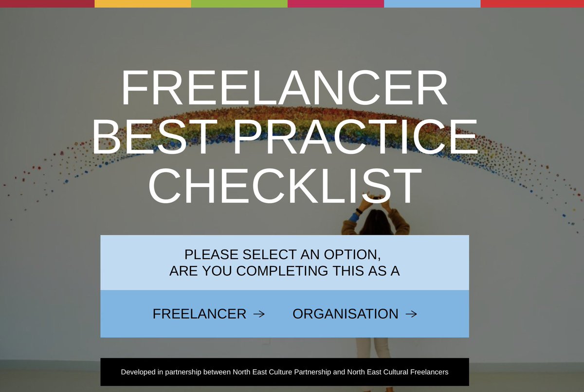 Our refreshed #CaseForCulture outlines our ambition to make the north east the best place to be a cultural worker. We know how integral the freelance workforce is to our arts & heritage sector, so today we launch the #FreelancerBestPractice Checklist. bit.ly/45IHEIY