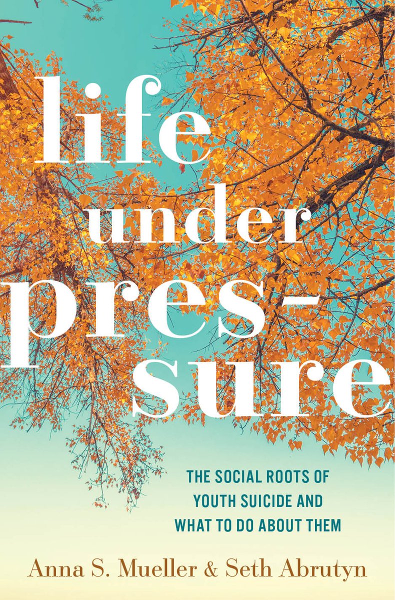 Exciting day for me & @seth_abrutyn! Our book on the social roots of youth #suicide is available for pre-order at @OxUniPress...w a pub date of April 4, 2024! (funded by @afspnational; of interest to @AASuicidology @socworkpodcast @IUImpact @Irsay_IU) global.oup.com/academic/produ…