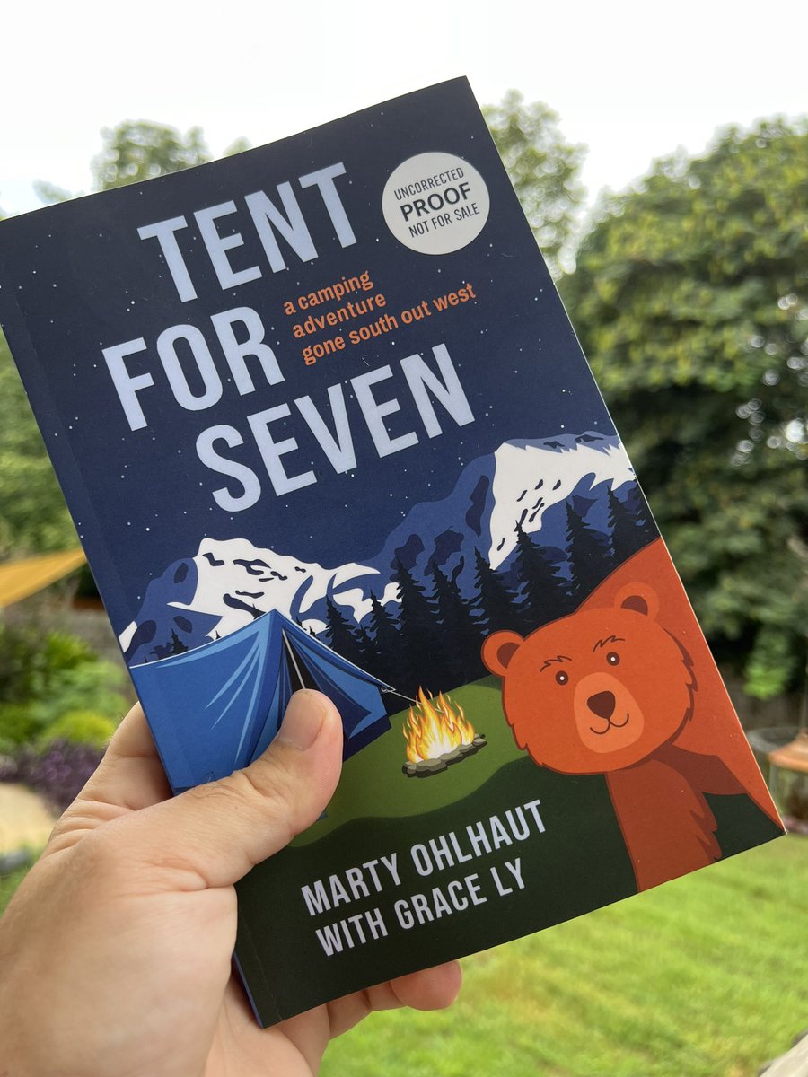 We had a chance to dive into “Tent for Seven” and it checked all the boxes of an engaging, thrilling outdoor novel combined with down-to-Earth, familial storytelling. Marty and his crew’s experiences were wild, &amp; if you enjoy those classic campfire tales - on adrenaline - you 1/2