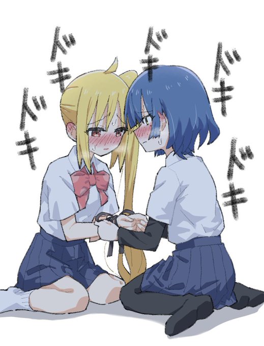 「そういうコトするためだけの準備」っていうのがいいという絵(山田のリボンで縛ってる) リョウ虹