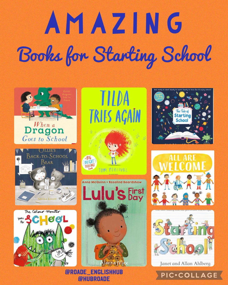 HubRoade's tweet image. Some of our favourite books for starting school. Perfect for the book shelf in your EYFS classroom and for story time in those first few weeks. #englishhub #amazingstories #getintouch