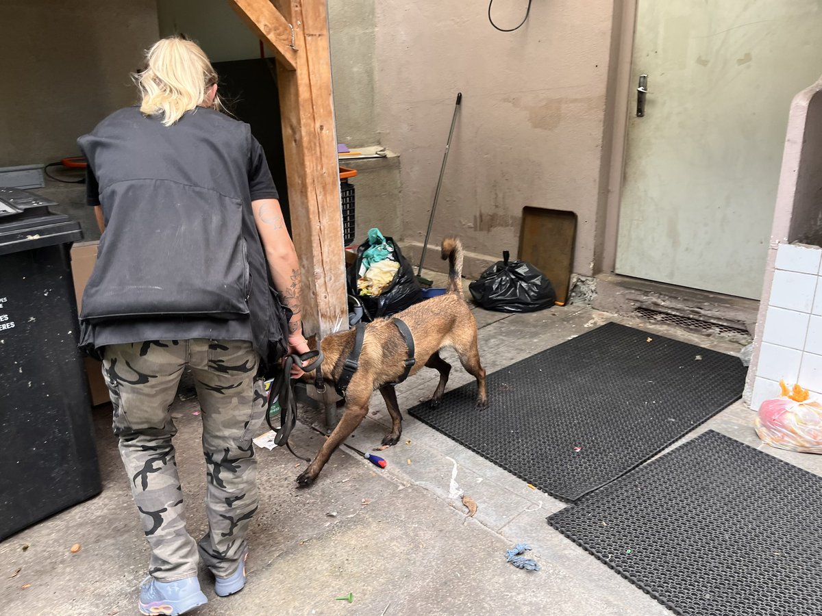 PoliceNat38's tweet photo. [#OperationControle] 
@PoliceNat38, #CRS et #PM en contrôle et sécurisation dans le Quartier ST Bruno #Grenoble. Présence de M. Le Préfet. Contrôle administratif réalisé par la SD38. 
#Proteger https://t.co/DItMNyjv9q