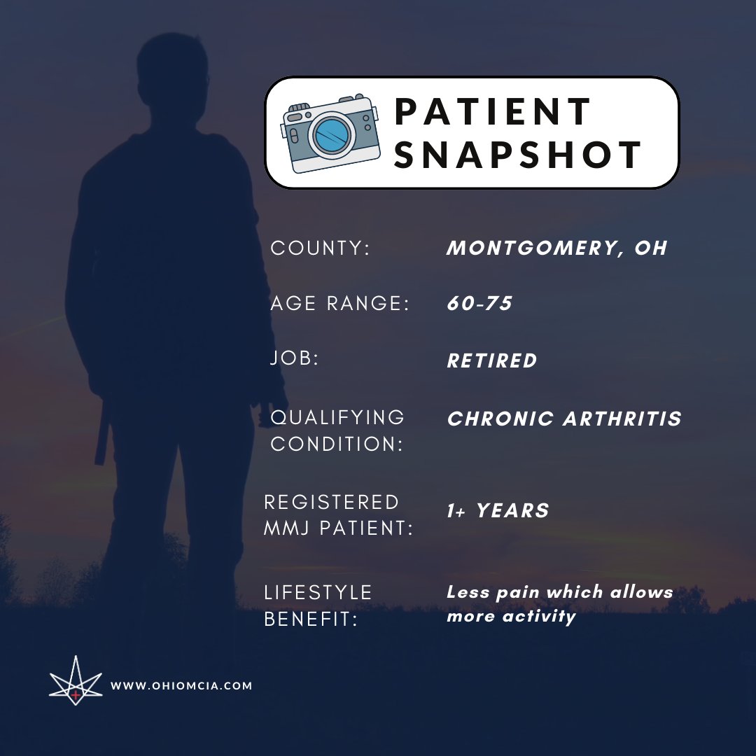 Follow along with us as we learn more about Ohio patients!

Learn more about Ohio's program by visiting our website.

Patients and Caregivers, tell us about your experience by visiting the link in our bio.