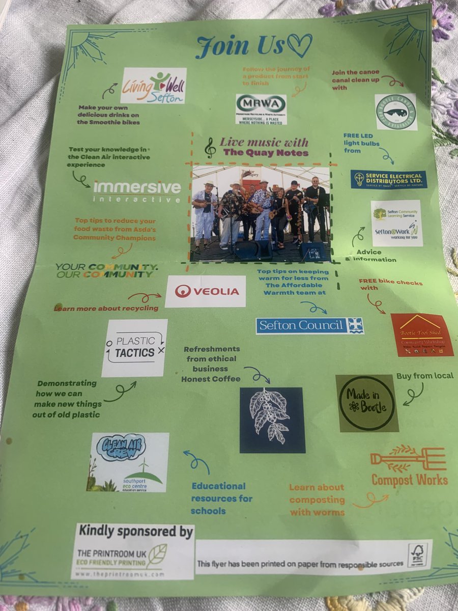 Paulett54122148's tweet image. Come along to Bootle Climate Action Festival 14 Set2023 , 12 to 4pm. All very welcome😁