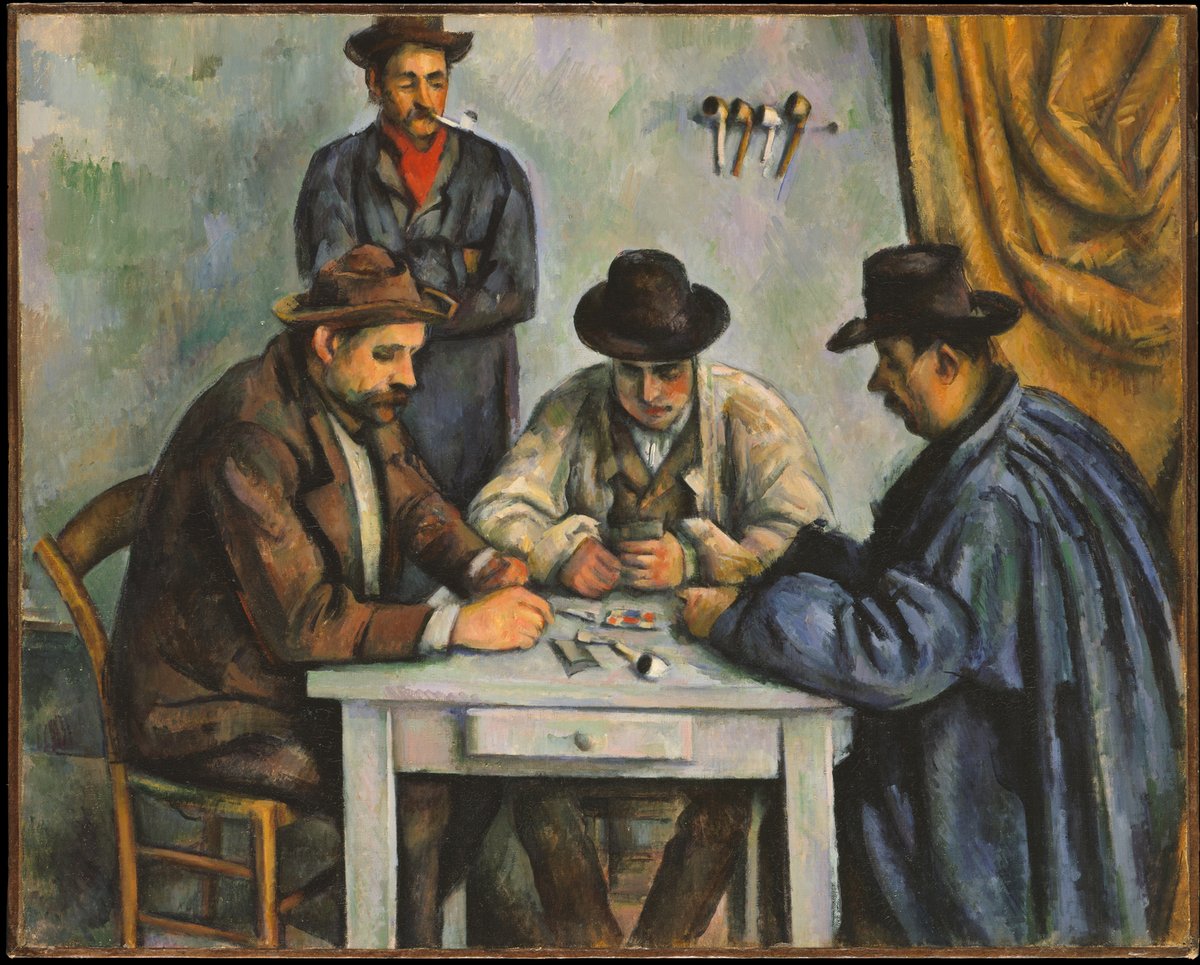 cezanneart's tweet photo. The Card Players, 1893 https://t.co/P6COrzc6TL https://t.co/qPHTsZkanx